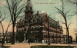 Public High School Postcard