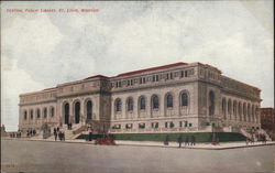 Central Public Library Postcard