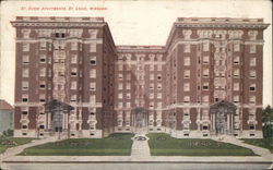 St. Regis Apartments St. Louis, MO Postcard Postcard Postcard