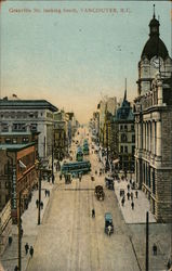 Granville Str. Looking South Vancouver, BC Canada British Columbia Postcard Postcard Postcard