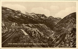 Dead Horse Gulch, White Pass and Yukon Route Postcard