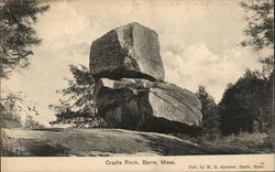 Cradle Rock Barre, MA Postcard Postcard Postcard