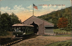 Lower Station, Mt. Tom Holyoke, MA Postcard Postcard Postcard