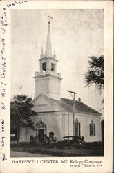 Kellogg Congregational Church Postcard