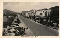 Business Center Norton, VA Postcard Postcard Postcard