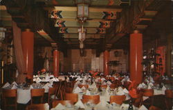 Wo Fat Banquet Dining Room Postcard