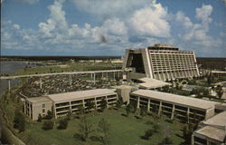 Contemporary Resort - A Vacation Adventure Disney Postcard Postcard Postcard