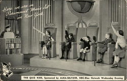 The Quiz Kids, Sponsored by Alka Seltzer, NBC-Blue Network Postcard