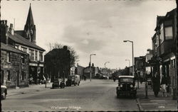 View of Village Street Postcard