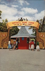 Catskill Game Farm Postcard