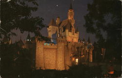 Sleeping Beauty Castle Disney Postcard Postcard Postcard