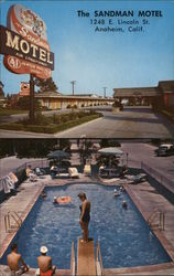 The Sandman Motel Anaheim, CA Postcard Postcard Postcard