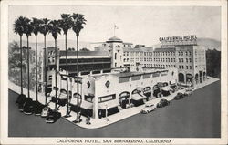 California Hotel San Bernardino, CA Postcard Postcard Postcard