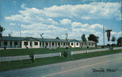 Stuart's Motel Postcard