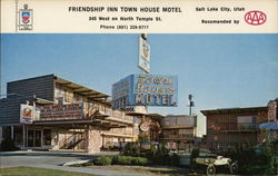 Friendship Inn Town House Motel Postcard