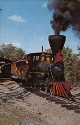 Little Toot Real Steam Train Silver Springs, FL Postcard Postcard Postcard