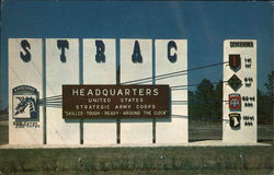 Entrance to Fort Bragg Postcard