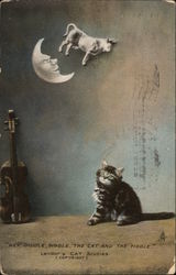 "Hey Diddle Diddle, The Cat and The Fiddle" Postcard