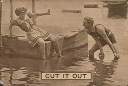 Cut It Out Postcard