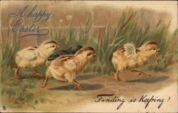 A Happy Easter Postcard