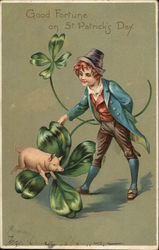 Good Fortune On St. Patrick's Day Postcard