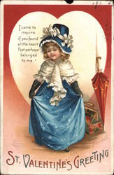 St. Valentine's Greeting Postcard