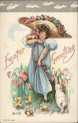 Easter Greeting Postcard