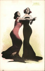 Tango Dancing Postcard Postcard Postcard