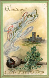 Greetings - Erin Go Bragh - St. Patrick's Day Postcard