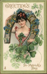 St. Patrick's Day Greetings Postcard Postcard Postcard