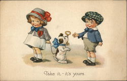 Take it--It's yours Postcard