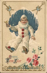 Happy New Year Children Postcard Postcard Postcard