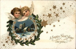 A Happy New Year To You Postcard