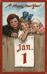 A Happy New Year Postcard