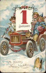 A Happy New Year Postcard