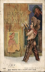 A Happy New Year Children Postcard Postcard Postcard