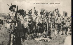 The Horn Society of Alberta Indians Postcard