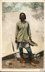 Al-Che-Say White Mountain Apache Scout Under General Crook Postcard