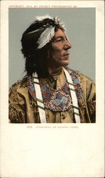 Otossaway, An Objibwa Chief Native Americana Postcard Postcard Postcard