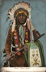 Chief "Skin Cote" Postcard