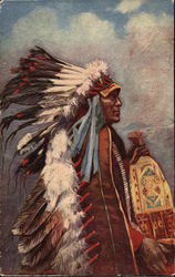 Chief Stranger Horse Postcard