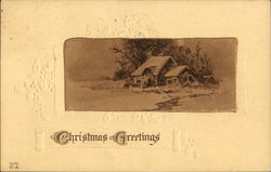 Christmas Greetings Postcard Postcard Postcard