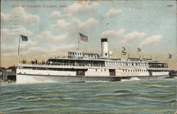 City of Toledo, Toledo, Ohio Boats, Ships Postcard Postcard Postcard