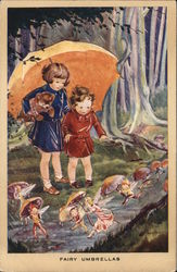 Fairy Umbrellas Postcard