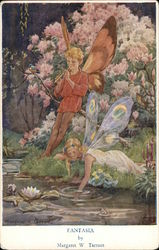 fantasia by Margaret W. Tarrant Fantasy Postcard Postcard