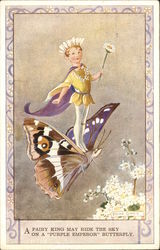 Fairy King Fantasy Postcard Postcard