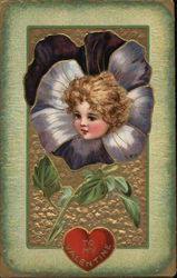 To My Valentine Children Postcard Postcard Postcard