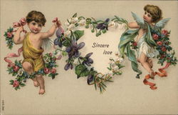 Sincere Love... Cupid Postcard Postcard Postcard