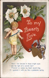 To My Hearts Love Postcard