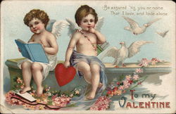 To My Valentine Postcard